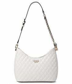 送料無料 ゲス GUESS レディース 女性用 バッグ 鞄 ホーボー ハンドバッグ Yarmilla Hobo - White