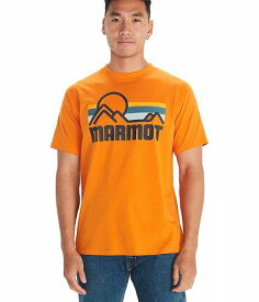 送料無料 マーモット Marmot メンズ 男性用 ファッション Tシャツ Coastal Tee Short Sleeve - Orange Pepper