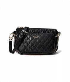 送料無料 ゲス GUESS レディース 女性用 バッグ 鞄 バックパック リュック Yarmilla Double Pouch Crossbody - Black