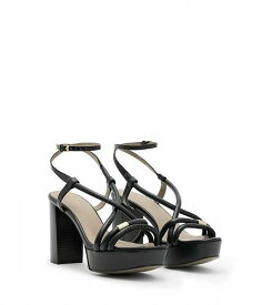 送料無料 AllSaints レディース 女性用 シューズ 靴 ヒール Bella Platform Sandal - Black