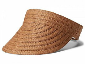 送料無料 Madewell レディース 女性用 ファッション雑貨 小物 帽子 バイザー Packable Braided Straw Visor - Warm Nutmeg