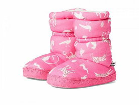 送料無料 Joules Kids 女の子用 キッズシューズ 子供靴 スリッパ Padabout Boot Slippers (Toddler/Little Kid/Big Kid) - Pink Animals