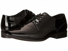 送料無料 カルバンクライン Calvin Klein メンズ 男性用 シューズ 靴 オックスフォード 紳士靴 通勤靴 Brodie - Black/Patent Pu
