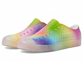 送料無料 ネイティブ Native Shoes シューズ 靴 スニーカー 運動靴 Jefferson Sugarlite Print - Shell White/Translucent/Rainbow Blur