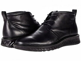 送料無料 エコー ECCO メンズ 男性用 シューズ 靴 ブーツ チャッカブーツ St.1 Hybrid Boot GTX - Black Cow Leather