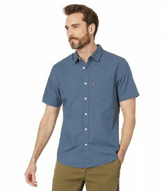 送料無料 リーバイス Levi&#039;s(R) Mens メンズ 男性用 ファッション ボタンシャツ Short Sleeve Classic One-Pocket Standard - Vintage Indigo X