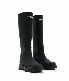 送料無料 AllSaints レディース 女性用 シューズ 靴 ブーツ ロングブーツ Octavia Boot - Black