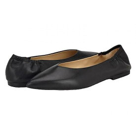 送料無料 カルバンクライン Calvin Klein レディース 女性用 シューズ 靴 フラット Saylory - Black Leather