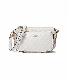 送料無料 ゲス GUESS レディース 女性用 バッグ 鞄 バックパック リュック Yarmilla Double Pouch Crossbody - White