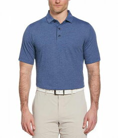送料無料 キャラウェイ Callaway メンズ 男性用 ファッション ポロシャツ Classic Jacquard Short Sleeve Polo - Peacoat