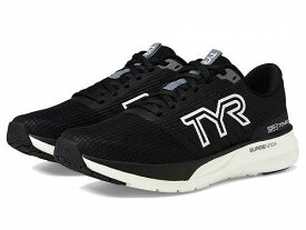 送料無料 ティーワイアール TYR メンズ 男性用 シューズ 靴 スニーカー 運動靴 Tempo Runner - Black/White