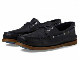 送料無料 スペリー Sperry メンズ 男性用 シューズ 靴 オックスフォード 紳士靴 通勤靴 Authentic Original 2-Eye Seasonal - Navy Leather