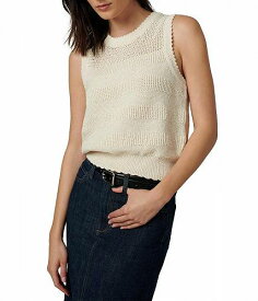送料無料 ジョーズジーンズ Joe&#039;s Jeans レディース 女性用 ファッション トップス シャツ The Cameron Sleeveless Crochet Top - Milk