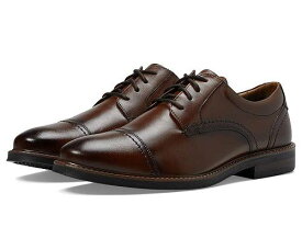 送料無料 ナンブッシュ Nunn Bush メンズ 男性用 シューズ 靴 オックスフォード 紳士靴 通勤靴 Calderone Cap Toe Oxford - Cognac