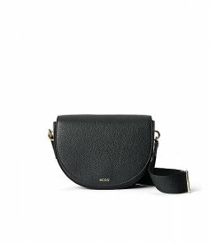 送料無料 エコー ECCO バッグ 鞄 ハンドバッグ クロスボディー Saddle Bag - Black Pebbled Leather