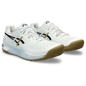 送料無料 アシックス ASICS メンズ 男性用 シューズ 靴 スニーカー 運動靴 GEL-Resolution 9 - White/Black 1