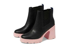 送料無料 ソレル SOREL レディース 女性用 シューズ 靴 ブーツ チェルシーブーツ アンクル Brex(TM) Heel Chelsea - Black/Vintage Pink