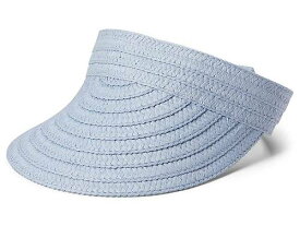 送料無料 Madewell レディース 女性用 ファッション雑貨 小物 帽子 バイザー Packable Braided Straw Visor - Distant Peri