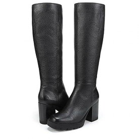 送料無料 ナチュラライザー Naturalizer レディース 女性用 シューズ 靴 ブーツ ロングブーツ Willow - Waterproof - Black Waterproof Leather