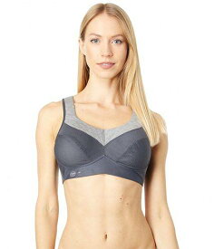 送料無料 アニータ Anita レディース 女性用 ファッション 下着 ブラジャー Panalp Merino Wool Wicking Sports Bra 5555 - Anthracite/Melange