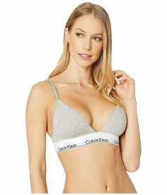 送料無料 カルバンクライン Calvin Klein Underwear レディース 女性用 ファッション 下着 ブラジャー Modern Cotton Lightly Lined Triangle Bra - Heather Grey