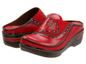 送料無料 ラーティスト L&#039;Artiste by Spring Step レディース 女性用 シューズ 靴 クロッグ Chino - Red