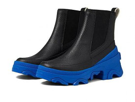 送料無料 ソレル SOREL レディース 女性用 シューズ 靴 ブーツ チェルシーブーツ アンクル Brex(TM) Boot Chelsea - Black/Cobalt Blue