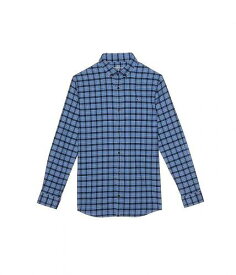 送料無料 バインヤード・バインズ Vineyard Vines Kids 男の子用 ファッション 子供服 ボタンシャツ Flannel Check Shirt (Toddler/Little Kids/Big Kids) - Check Nautical Navy