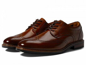 送料無料 ナンブッシュ Nunn Bush メンズ 男性用 シューズ 靴 オックスフォード 紳士靴 通勤靴 Centro Flex Wing Tip Oxford - Cognac
