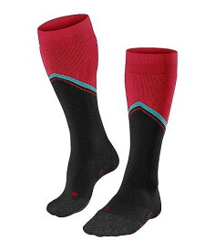 送料無料 ファルケ Falke レディース 女性用 ファッション ソックス 靴下 SK2 Diagonal Intermediate Knee High Skiing Socks 1-Pair - Black