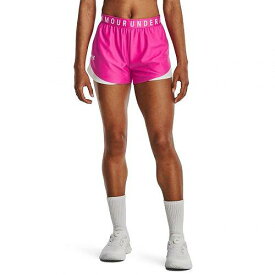 送料無料 アンダーアーマー Under Armour レディース 女性用 ファッション ショートパンツ 短パン Play Up Shorts 3.0 - Rebel Pink/White/White