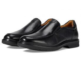 送料無料 フローシャイム Florsheim メンズ 男性用 シューズ 靴 オックスフォード 紳士靴 通勤靴 Norwalk Moc Toe Slip-On - Black