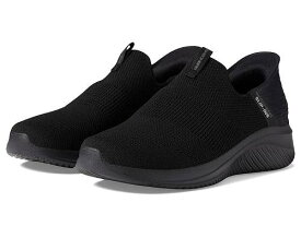 送料無料 スケッチャーズ SKECHERS メンズ 男性用 シューズ 靴 スニーカー 運動靴 Ultra Flex 3.0 Smooth Step Hands Free Slip-Ins - Black/Black