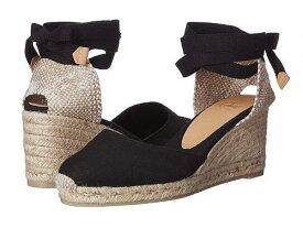 送料無料 CASTANER レディース 女性用 シューズ 靴 ヒール Carina 60mm Wedge Espadrille - Black