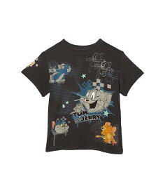 送料無料 Chaser Kids 男の子用 ファッション 子供服 Tシャツ Tom and Jerry Mash Up Tee (Little Kids/Big Kids) - Vintage Black