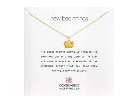 送料無料 ドギャード Dogeared レディース 女性用 ジュエリー 宝飾品 ネックレス New Beginnings Rising Lotus Necklace - Silver