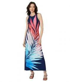 送料無料 トミーバハマ Tommy Bahama レディース 女性用 ファッション ドレス Jasmina Perfectly Palm Dress - Island Navy