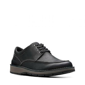 送料無料 クラークス Clarks メンズ 男性用 シューズ 靴 オックスフォード 紳士靴 通勤靴 Gravelle Low - Black Leather