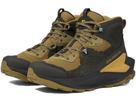 送料無料 サロモン Salomon メンズ 男性用 シューズ 靴 ブーツ ハイキング トレッキング Elixir Mid GORE-TEX(R) - Black/Dried Herb/Southern Moss