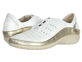 送料無料 ナオト Naot レディース 女性用 シューズ 靴 オックスフォード 紳士靴 通勤靴 Kumara - White Pearl Leather/Radiant Gold Leather
