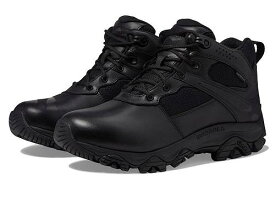 送料無料 Merrell Work メンズ 男性用 シューズ 靴 ブーツ ワークブーツ Moab 3 Response Mid Tact Wp - Black