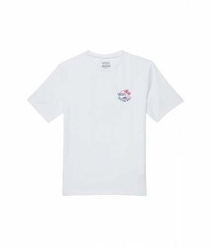 送料無料 バンズ Vans Kids 男の子用 ファッション 子供服 Tシャツ Dual Palm Sun Shirt Short Sleeve (Big Kids) - White