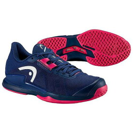 送料無料 ヘッド HEAD レディース 女性用 シューズ 靴 スニーカー 運動靴 Sprint Pro 3.5 Tennis Shoes - Dark Blue/Azalea