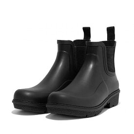 送料無料 フィットフロップ FitFlop レディース 女性用 シューズ 靴 ブーツ チェルシーブーツ アンクル Wonderwelly Chelsea Boots - All Black