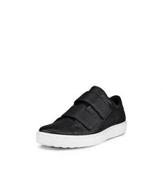 送料無料 エコー ECCO メンズ 男性用 シューズ 靴 スニーカー 運動靴 Soft 60 Premium Two Strap Sneaker - Black