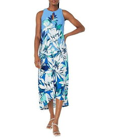 送料無料 トミーバハマ Tommy Bahama レディース 女性用 ファッション ドレス Jasmina Joyful Bloom Maxi Dress - Palace Blue