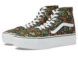 送料無料 バンズ Vans シューズ 靴 スニーカー 運動靴 Sk8-Hi Tapered Stackform - Loden Green