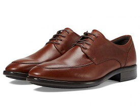 送料無料 エコー ECCO メンズ 男性用 シューズ 靴 オックスフォード 紳士靴 通勤靴 Citytray Apron Toe Tie - Cognac