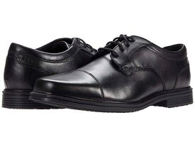 送料無料 ロックポート Rockport メンズ 男性用 シューズ 靴 オックスフォード 紳士靴 通勤靴 Taylor Waterproof Cap Toe - Black