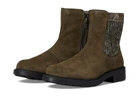 送料無料 クラークス Clarks レディース 女性用 シューズ 靴 ブーツ アンクル ショートブーツ Opal Sky - Dark Olive Suede